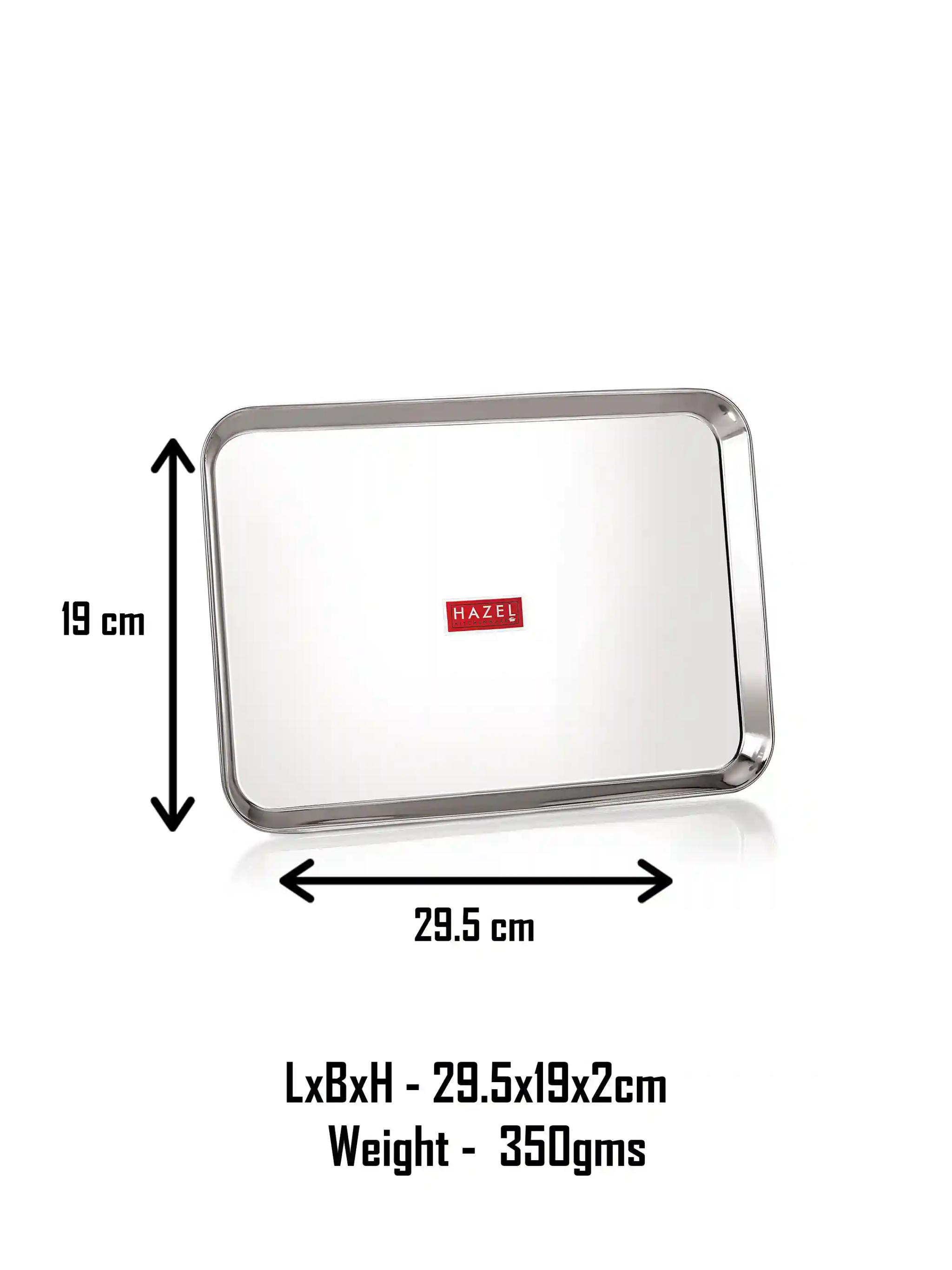 HAZEL SS Serving Tray Rectangle S1