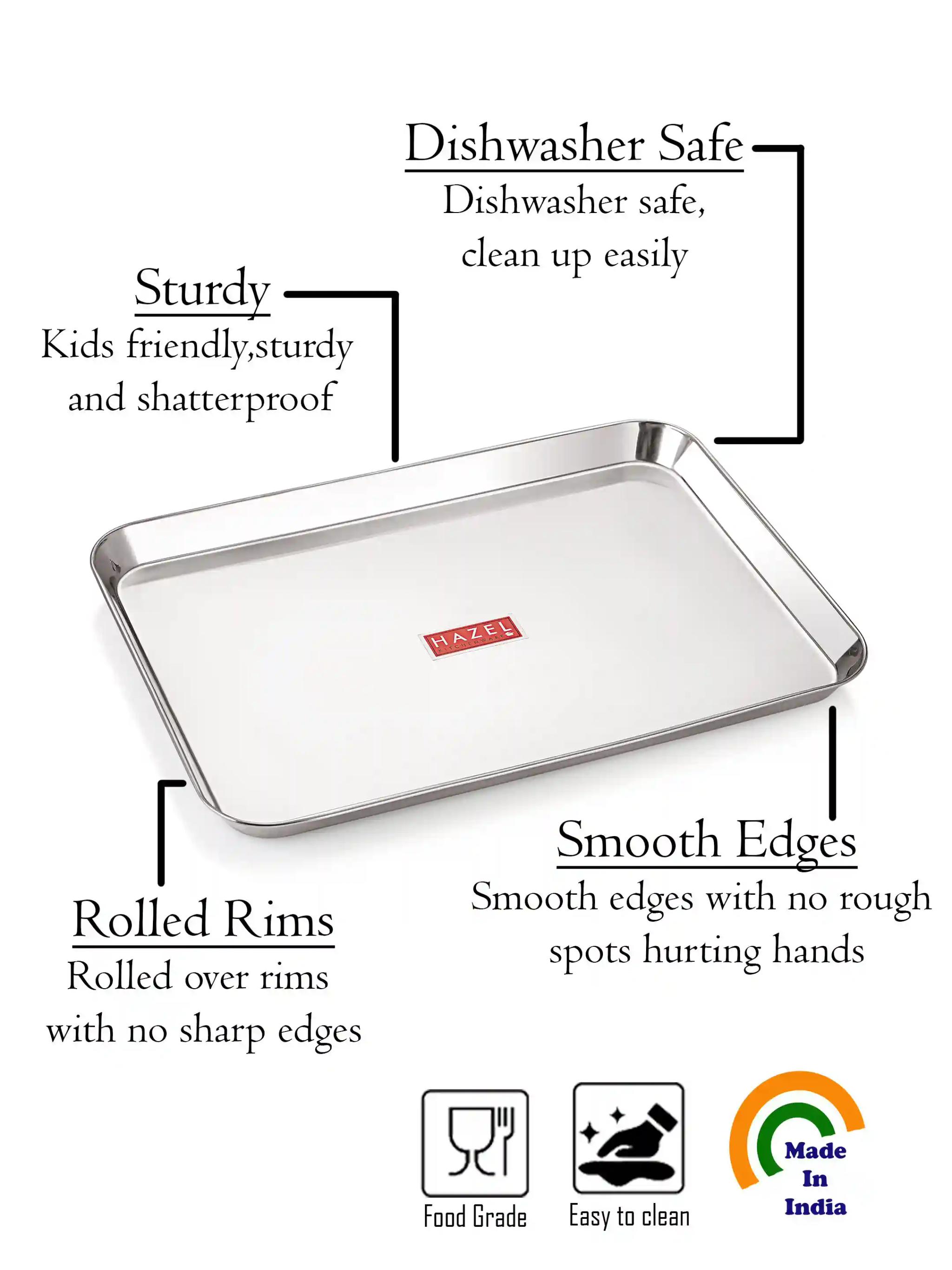 HAZEL SS Serving Tray Rectangle S1