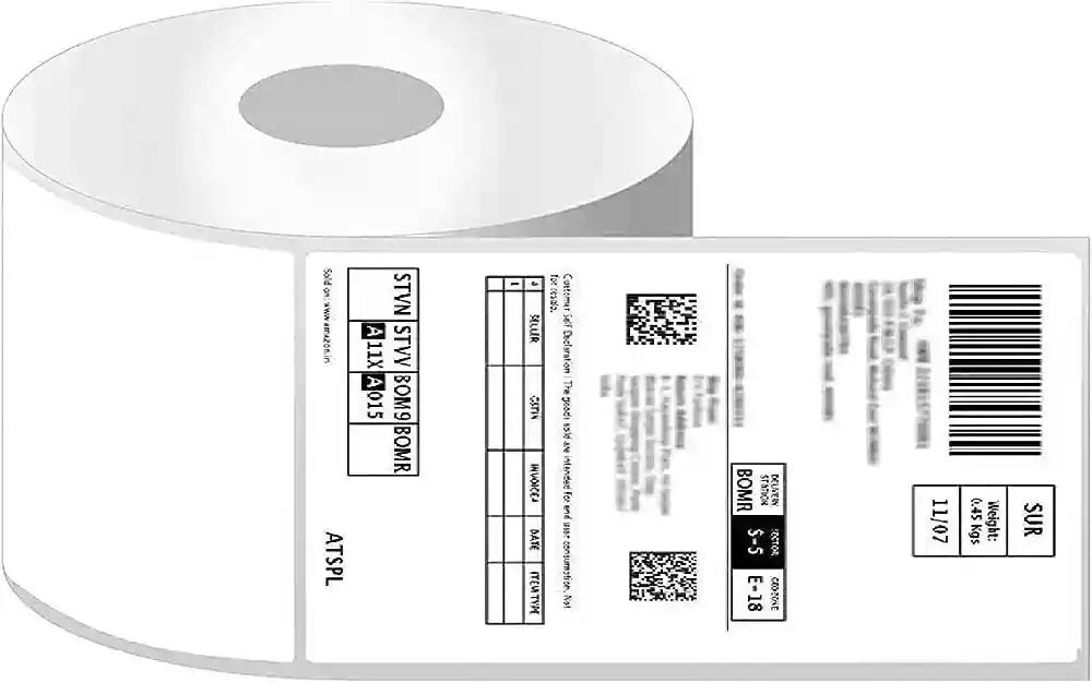 PeriPeri 4x6 Direct Thermal Labels Sticker, DT Roll 100mm x 150mm (400 Labels 1 Roll)