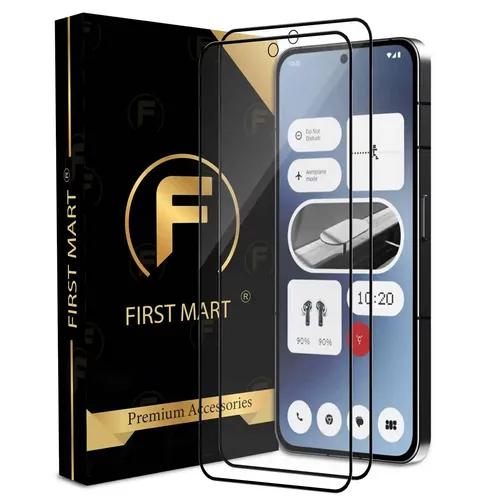 FIRST MART Premium Tempered Glass for Nothing 2A 5G with Edge to Edge Coverage and Easy Installation Kit, Pack of 2