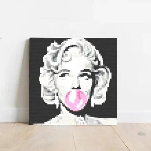 Marilyn Monroe Pixel Art Without Frame - Medium