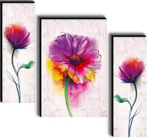 Framed Wall Painting for Home Decor - Pattern 203