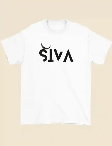 Siva(Shiva) - Unisex Regular fit t-shirt - White - S