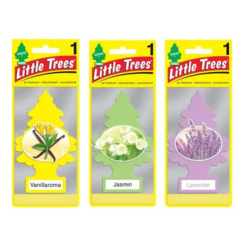 LITTLE TREES Vanillaroma|Jasmin|Lavender|Hanging Trees|Combo of 3