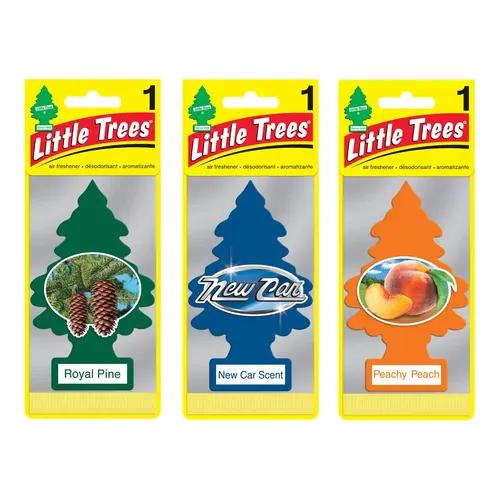 LITTLE TREES Royal Pine|New Car Scent|Peachy Peach|Hanging Trees|Combo of 3