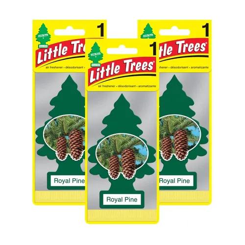 LITTLE TREES Car Freshener - Royal Pine (Pack of 3)