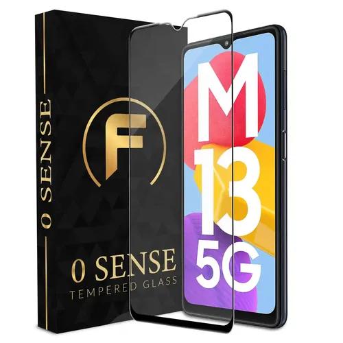 FIRST MART Edge to Edge Tempered Glass for Samsung Galaxy M13 5G, Samsung F13 5G and Samsung M13 4G (6.5 Inch) 0 Sense Ultra Thin Edge to Edge Screen Protection and Easy Installation | Black