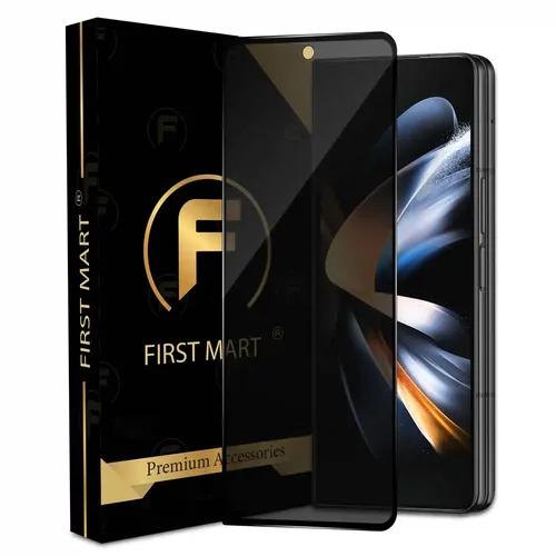 FIRST MART Privacy Tempered Glass for Samsung Galaxy Z Fold 4 5G (7.6 Inch) with Easy Installation Kit| Case Friendly Edge to Edge Privacy Screen Protector