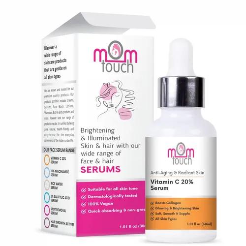 MOM TOUCH Skin Naturals Bright Complete 30X Vitamin C Booster Face Serum for Women & Men