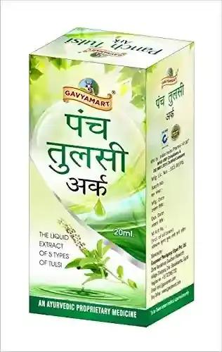 Gavyamart Panch Tulsi Drops 20ml Helps in Cold & Cough । Tulsi for Immunity (Pack of 2)