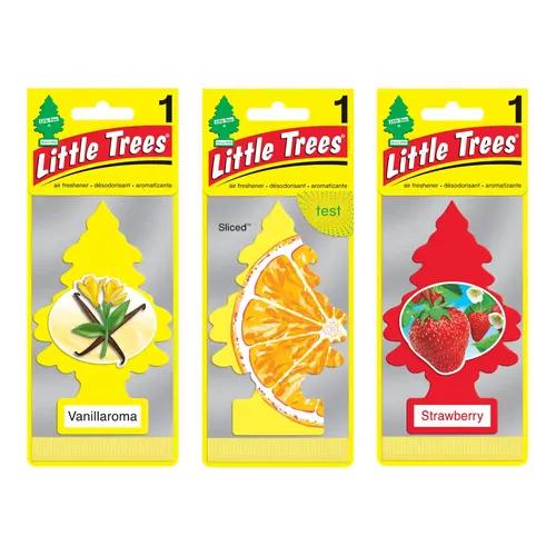 LITTLE TREES Vanillaroma|Sliced Air|Strawberry|Hanging Trees|Combo of 3