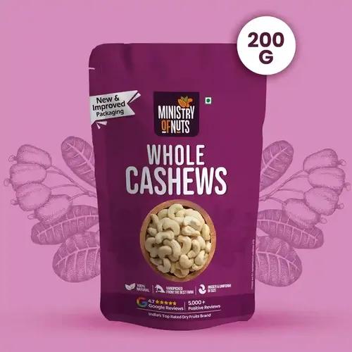 MINISTRY OF NUTS Whole Cashew 200G