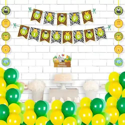 Jungle Theme Birthday Kit