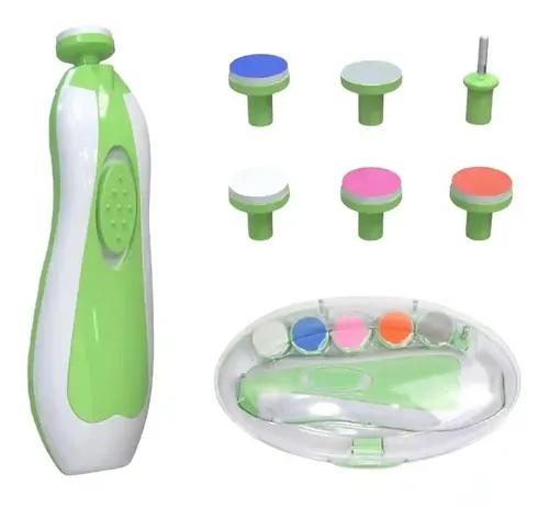 H HANUMANT ENTERPRISE Baby Nail Trimmer Electric Safe Baby Nail Clippers, Manicure Set, Trim Polish Grooming Kit For Newborn Toddler Or Adults Toes Fingernails, Light Green, 1 Count