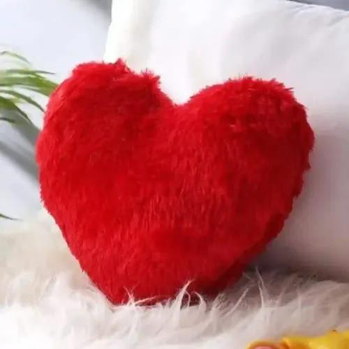 Sleepsia Heart Shape Pillow, Pillow For Loved Ones, Valentine Day Special Pillow (13X13)