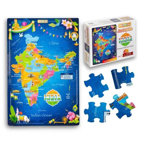 Zigyasaw Premium Amazing India Map Giant Puzzle Game